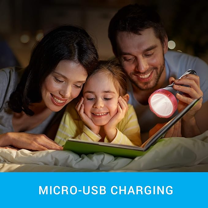 Syska Starlight 5W Micro USB Rechargeable Emergency Light with 2600mAh Built-in Power Bank (Black-Red & Black-green) Syska Starlight 5W Micro USB Rechargeable Emergency Light with 2600mAh Built-in Power Bank (Black-Red & Black-green)